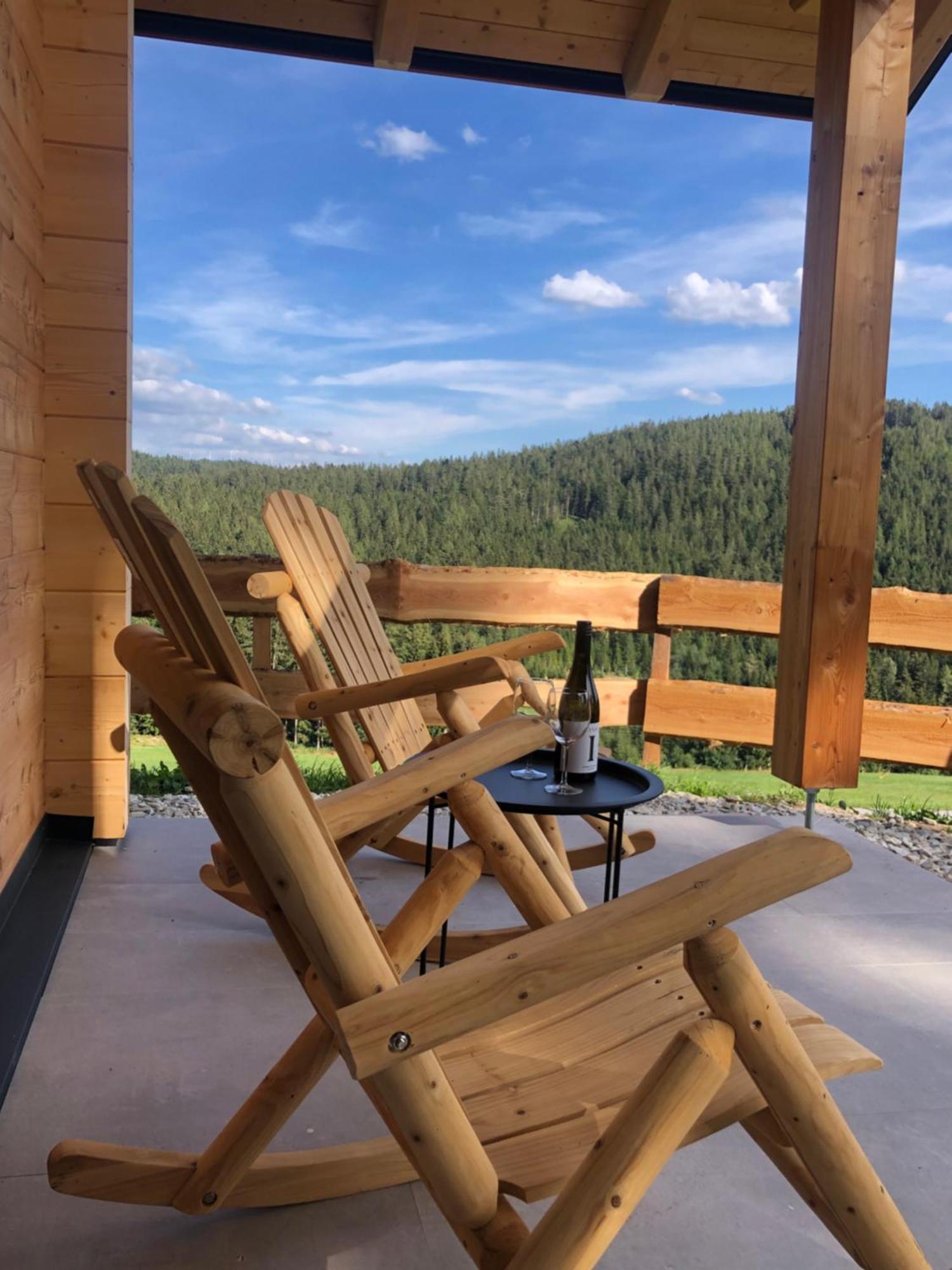 Ferienwohnung Blockhaus Waldspiel Ratten Exterior foto