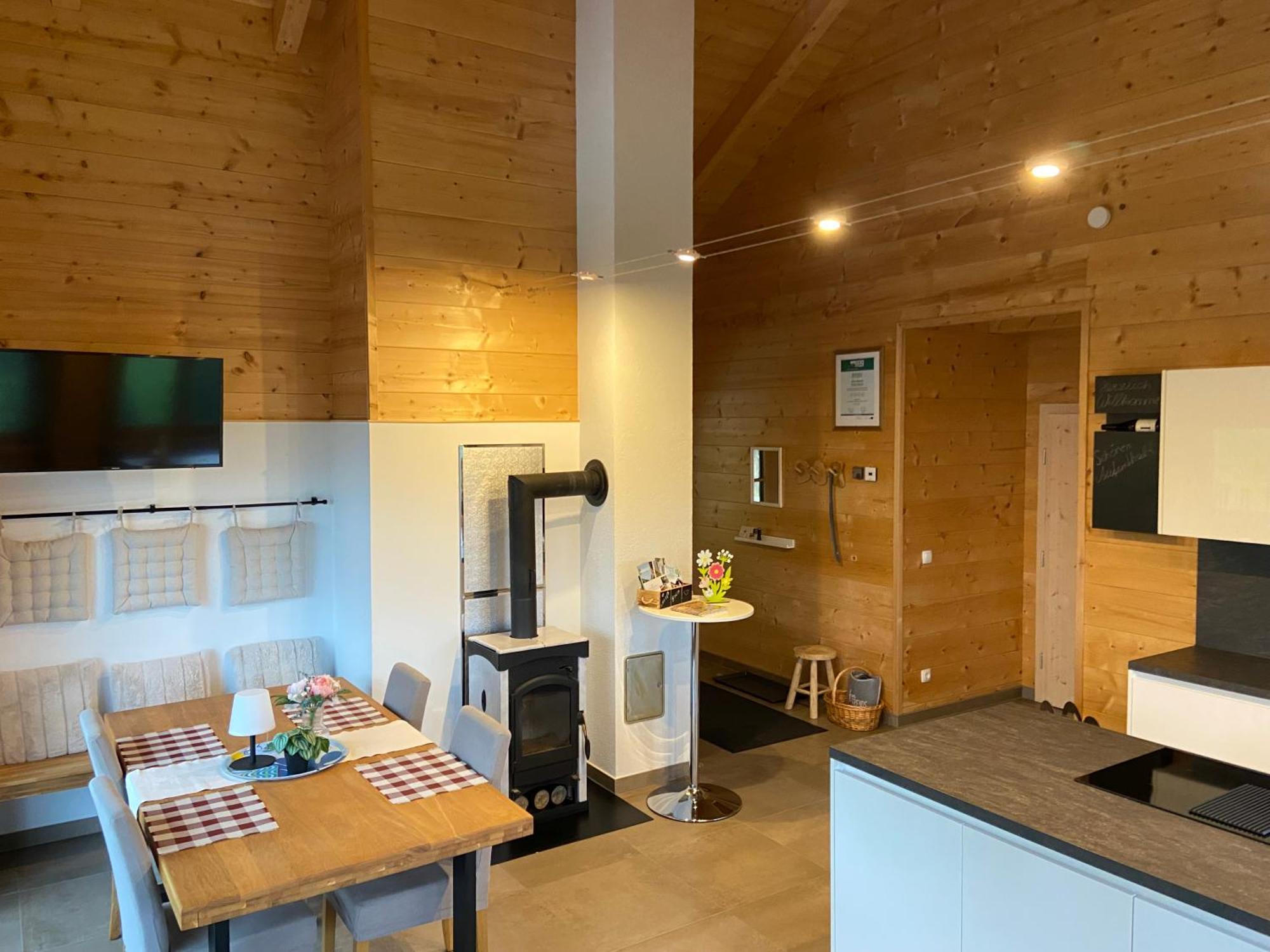 Ferienwohnung Blockhaus Waldspiel Ratten Exterior foto